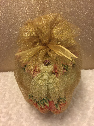 พานสินสอดมาลัยรอบรูปหัวใจ